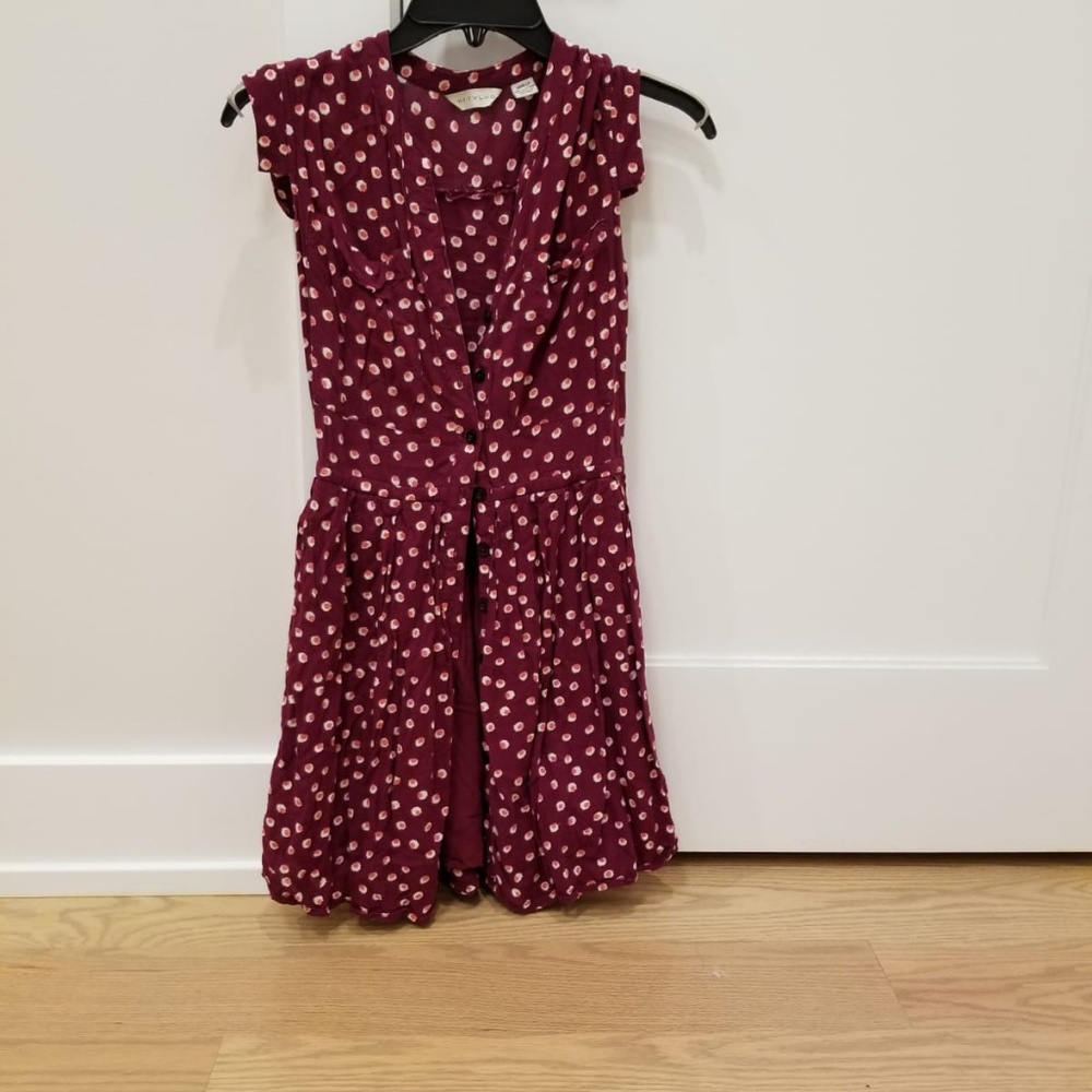 anthropologie mini dress